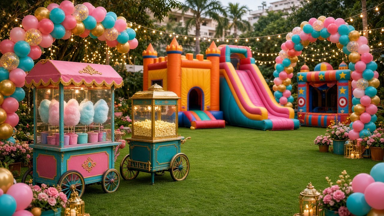 Wooden carnival games